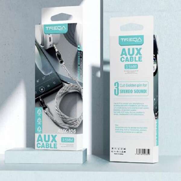 Καλώδιο ήχου με δύο ακροδέκτες 3.5mm AUX-106