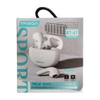 In-ear Bluetooth 5.0 Handsfree Ακουστικά και Θήκη Φόρτισης BT-47 Λευκά