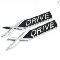 Αυτοκόλλητο μπάρα σήμα xDRIVE αυτοκινήτου 2τμχ 9cm XW-52