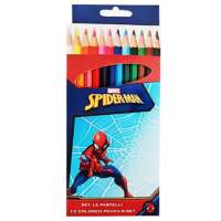 ΞΥΛΟΜΠΟΓΙΕΣ ΣΕΤ=12 ΧΡΩΜΑΤΑ SPIDERMAN  SPIDERMAN