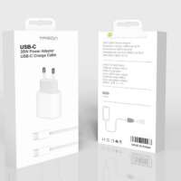 Φορτιστής ταχείας φόρτισης με Θύρα USB-C και Καλώδιο TYPE-C σε TYPE-C 35W Λευκός CS-9028-CC