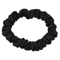 Σούρα μαλλιών λεπτή μαύρη scrunchies 7,5cm 4teen4ty 401372  12Τεμ.