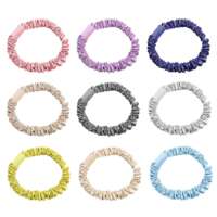 Σούρα μαλλιών λεπτή χρώματα scrunchies 7,5cm 4teen4ty 401373 12τεμ.