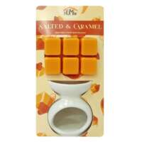 Βάση με αρωματικό wax melt salted caramel 6 κύβοι  Homie 423059
