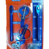 Άγκιστρα για το Καπό Αυτοκινήτου Sparco HW-0154 Μπλε