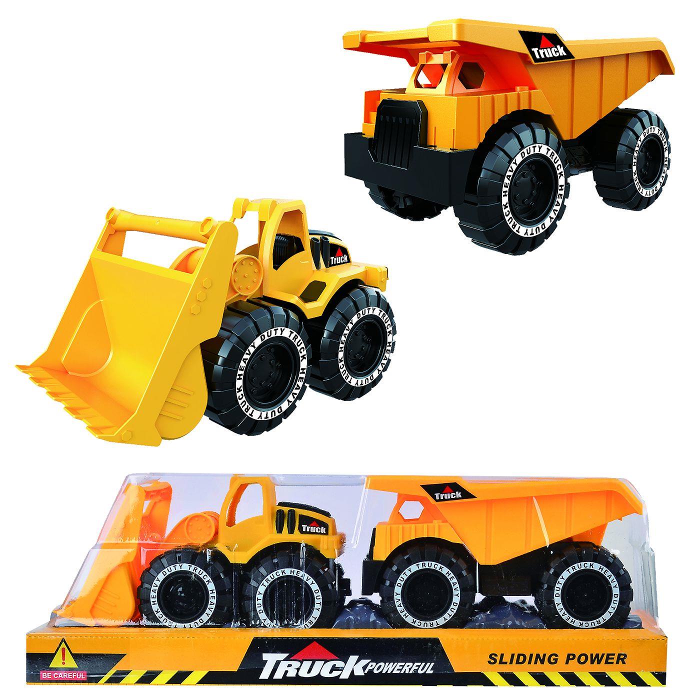 Ανατρεπόμενο + εκσκαφέας free wheels 41x13x12cm ToyMarkt 913555