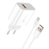 Φορτιστής Foneng Tαχείας Φόρτισης USB QC3.0 EU46 + USB Micro cable