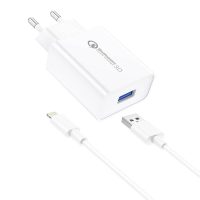 Φορτιστής Foneng EU13 + USB to Lightning cable, 3A