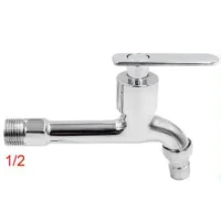 Μπαταρία Μπανιέρας Ασημί 1/2” 15×9.5cm με Ροζέτα Μπλε 3280977