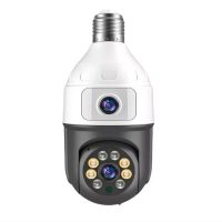 Wifi Camera Ασφαλείας για Ντουι Ε27, 8 MP 1080 p, Αδιάβροχη, Αμφίδρομη Επικοινωνία, ‘Εγχρωμη με Νυχτερινή λήψη και Αισθητήρα κίνησης JTZ-9696PROW Μαύρη κεφαλή