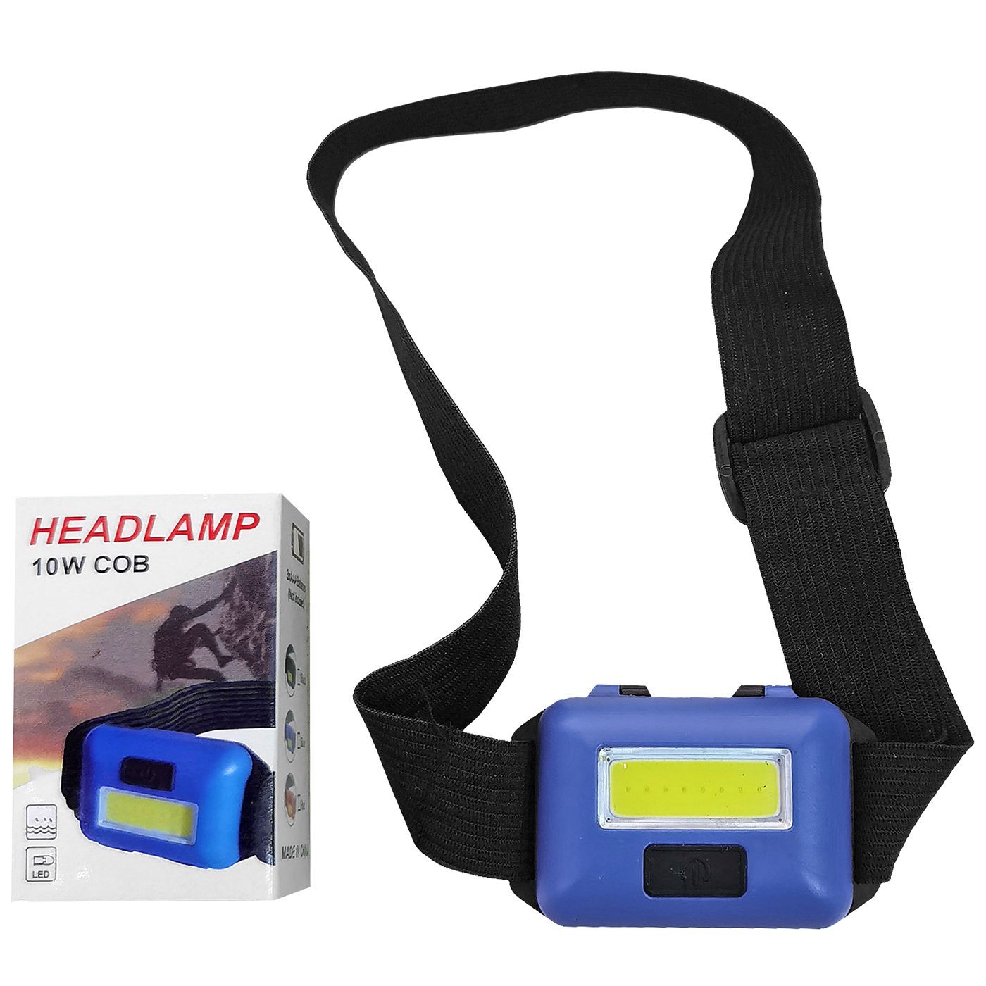 Φακός Κεφαλής με led Strip 5x4x1,5cm Homie 108490