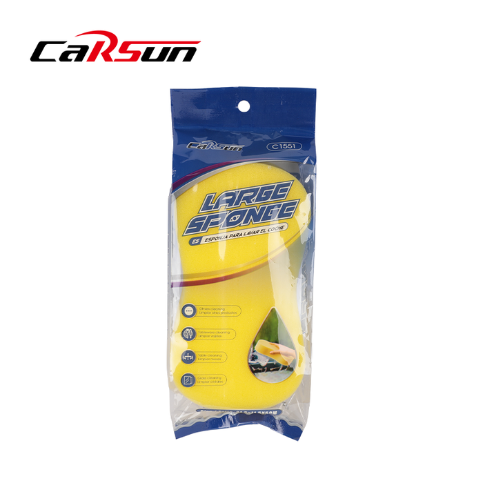 Carsun C1551 σφουγγαρι κιτρινο Large sponge - Image 2