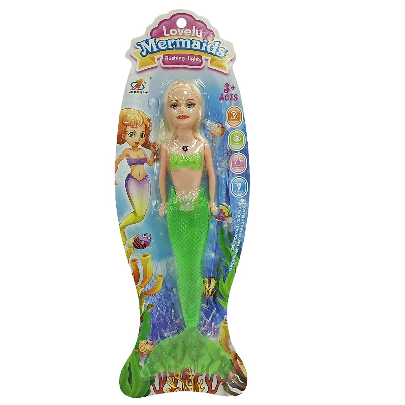 Γοργόνα με φως σε Καρτέλα 12x36x3cm ToyMarkt 922115 - Image 2