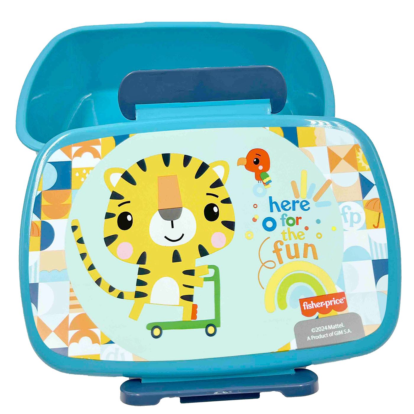 Δοχείο Φαγητού Πλαστικό pp 900ml Tiger Fisher Price 17,5x7x13cm 900ml Gim 571-67265