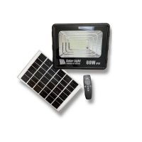 Ηλιακός Προβολέας LED 60W IP67 με πάνελ, Τηλεχειρισμό & Χρονοδιακόπτη GD-60H