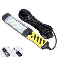 LED επαναφορτιζόμενος φακός εργασίας αναπτήρα αυτοκινήτου 100smd, με μαγνήτη, γάντζο και καλώδιο 5 μέτρων W17693