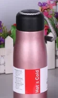 Αθλητικός Θερμός  380ml  με διπλό τοίχωμα  ροζ χρυσό