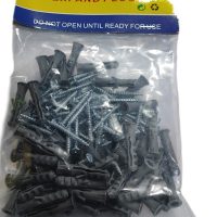 Σετ Βύσματα (Ούπα) και βίδες 100 τεμάχια  6Χ30mm  oem