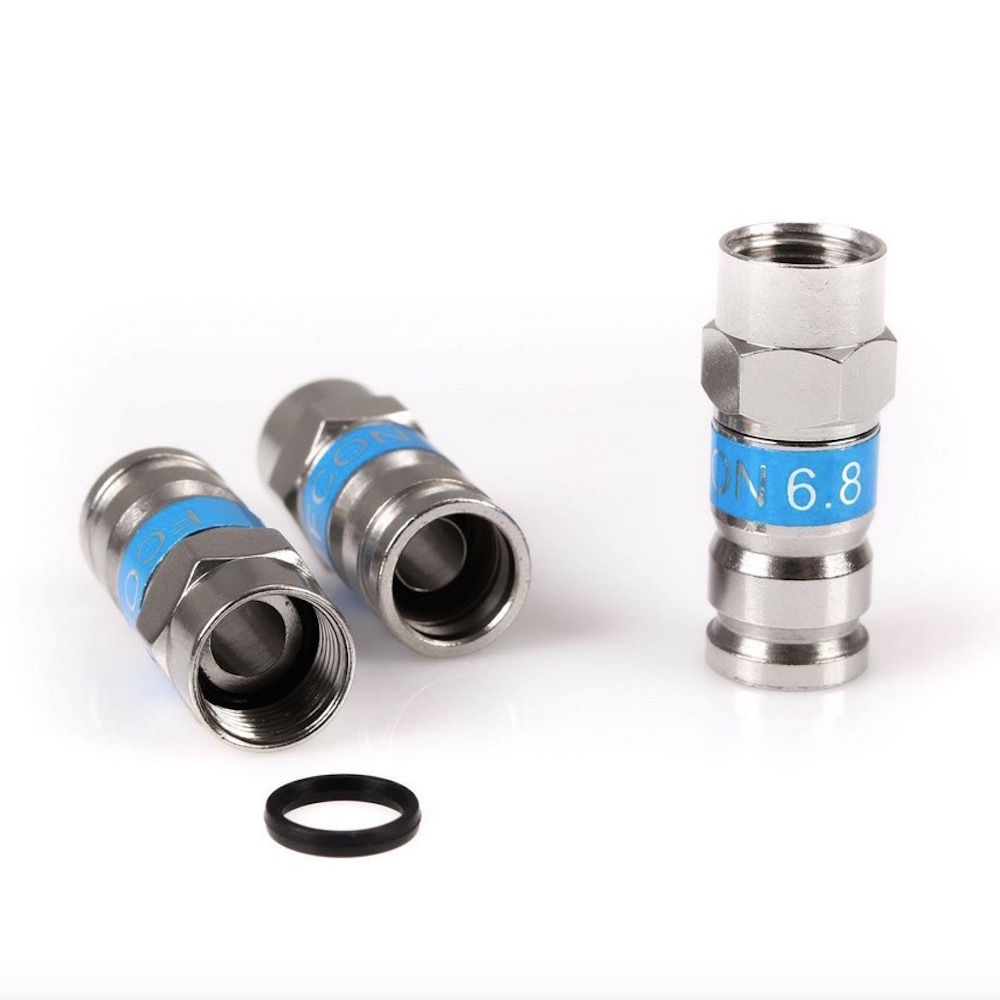 AXRED F Connector ΠΡΕΣΣΑΣ HQ BOX 100τεμ AXF.0002