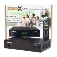 Opticum OptiBox N GEN  H.265 με διπλό τηλεχειριστήριο, πλήκτρα στη πρόσοψη