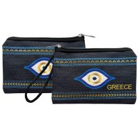 Νεσεσέρ Τσαντάκι Μικρό Σκούρο Greece 19x13cm SummerTiempo 623381
