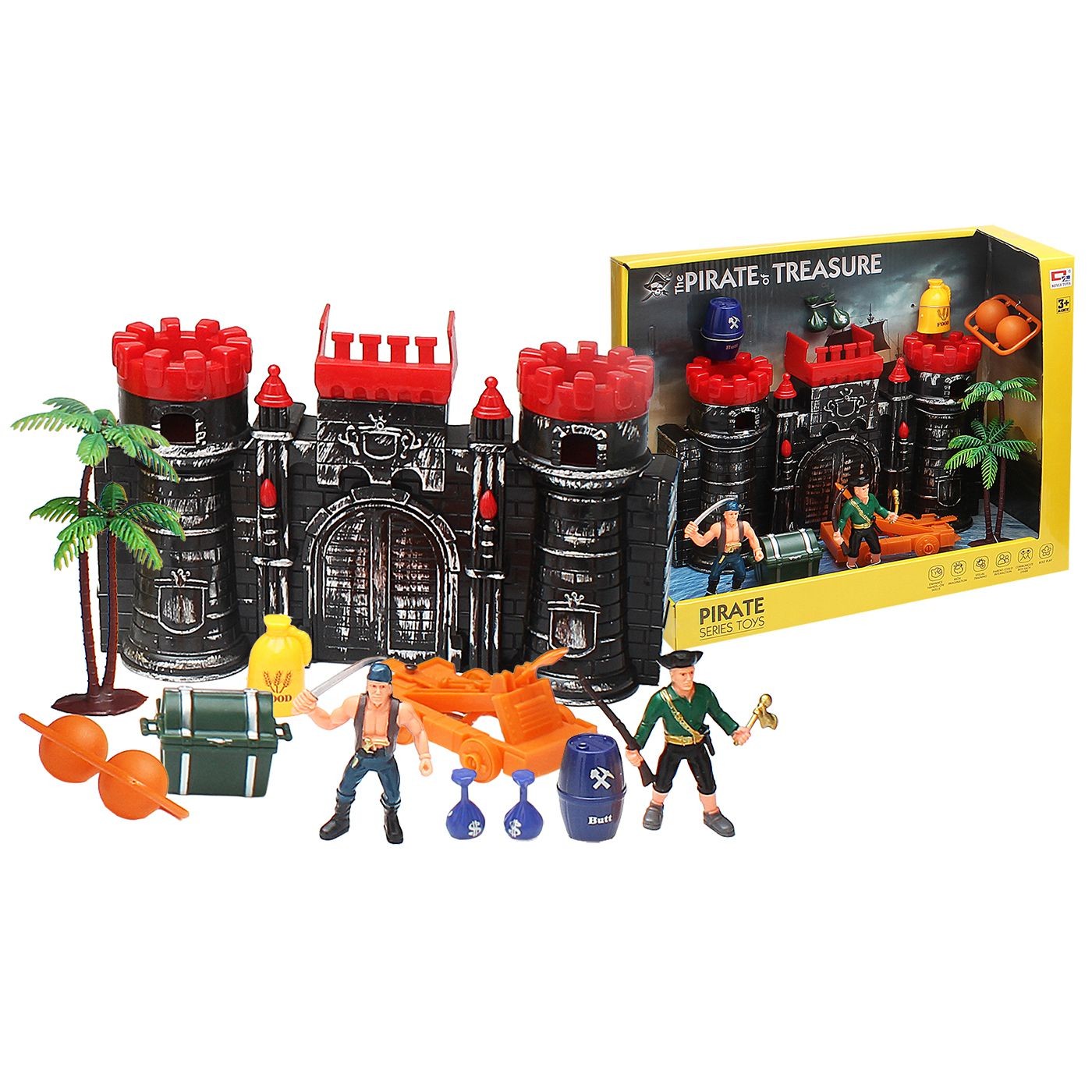 Κάστρο με Πειρατές 33x26x13cm ToyMarkt 913660