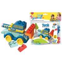 Τουβλάκια Τανκ 17 Τεμ. 3+ Ετών 22x19cm ToyMarkt 95454