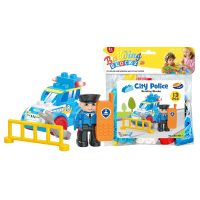 Τουβλάκια Αστυνομία 13τεμ. 3+ Ετών 22x19cm ToyMarkt 95455