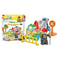 Τουβλάκια Οδική Βοήθεια 13τεμ. 3+ Ετών 22x19cm ToyMarkt 95456