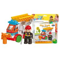 Τουβλάκια Πυροσβεστική 14τεμ. 3+ Ετών 22x19cm ToyMarkt 95457