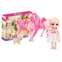 Κούκλα 15cm & Άλογο 14cm 26x20x6cm ToyMarkt 98262