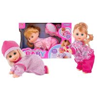 Κούκλα 20cm Μπαταρίας Μπουσουλάει 24x16x10cm ToyMarkt 98263