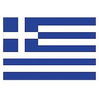 Μαγνητάκι Ελληνική Σημαία 8x5,5cm Homie 116757  12τμχ