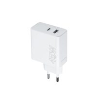 Maxlife φορτιστής MXTC-07-45AC PD QC 1x USB-C 1x USB 45W λευκό