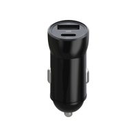 Maxlife φορτιστής αυτοκινήτου MXCC-04 PD QC 1x USB-C 1x USB 20W μαύρο
