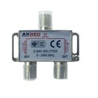 AXRED Splitter 2 way 5-2400 MHz Power Pass SPL.0011 Μίκτες / Διακλαδωτές / Κατανεμητές / Splitters
