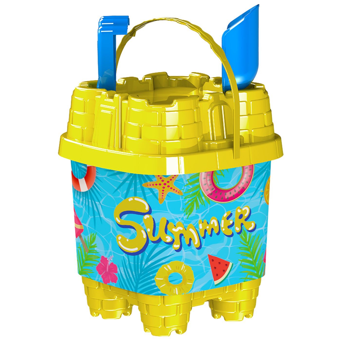 Κουβαδάκι Πύργος Summer σετ=4τεμ 20cm SummerTiempo 622821