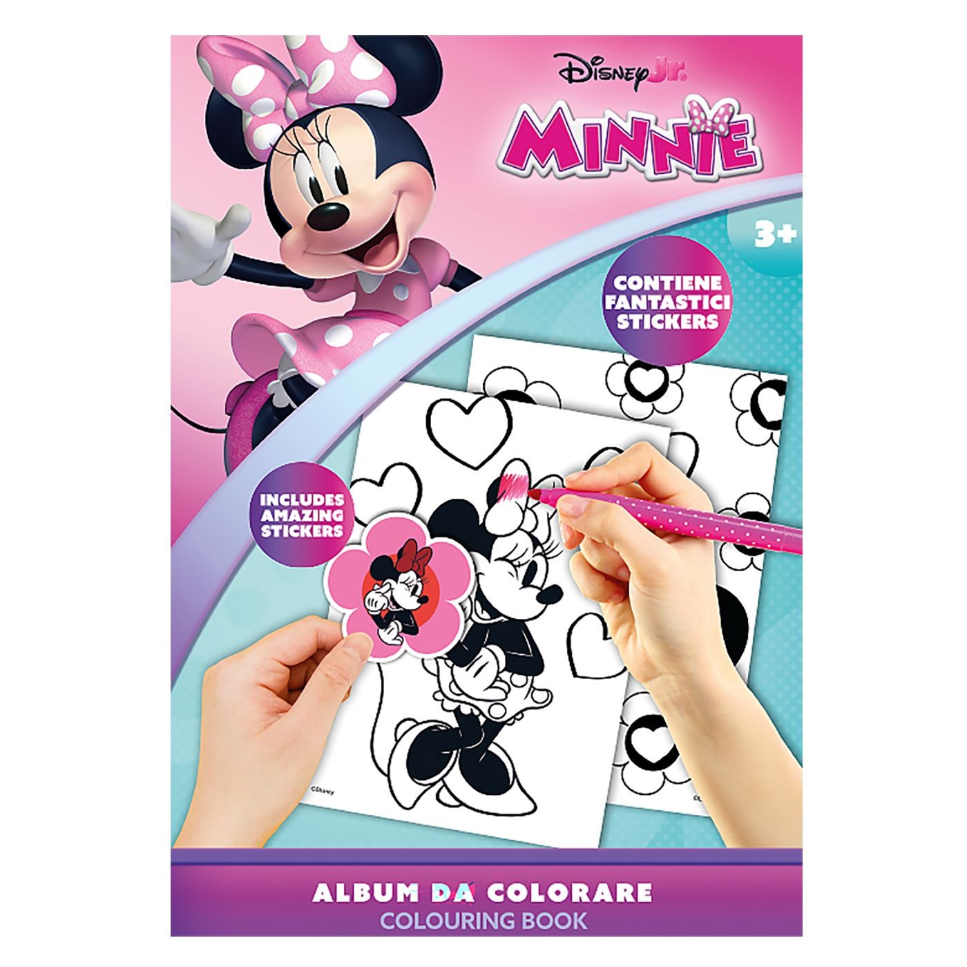 Βιβλίο Ζωγραφικής με 80 Αυτοκόλλητα Minnie 31x23cm Disney
