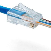 FTT6-118 Φις UTP CAT6e Pass Through RJ45 (50τεμ)